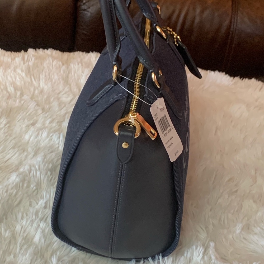 NWT COACH Horse & Carriage Elise Satchel Bag - Picture 5 of 13